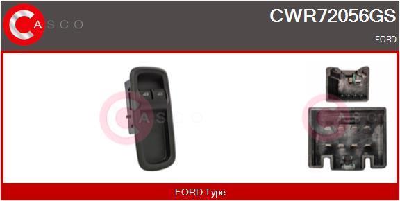 Interrupteur, lève-vitre (Bouton de lève-vitre) CASCO SRL ref. CWR72056GS