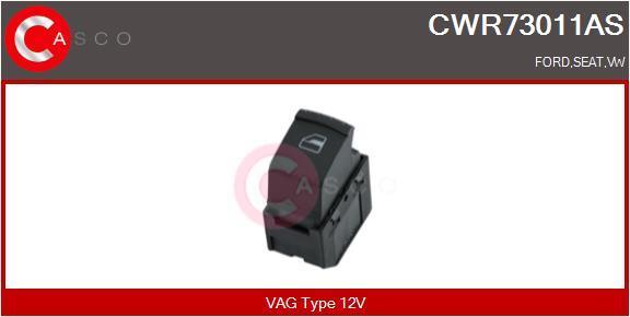 Interruptor, elevadores dos vidros CASCO SRL ref. CWR73011AS