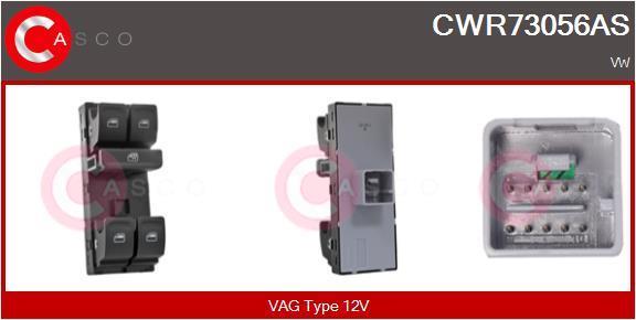 Interruptor, elevalunas CASCO SRL ref. CWR73056AS