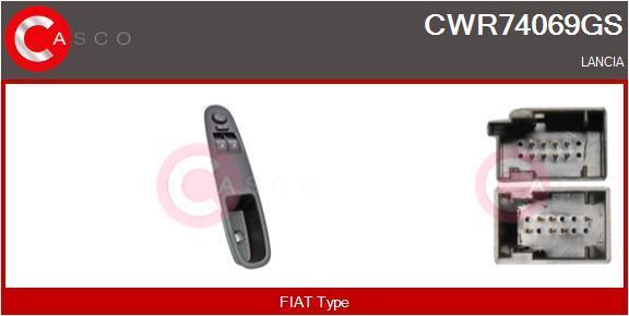 Interruptor, elevalunas CASCO SRL ref. CWR74069GS