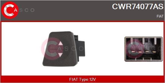 Interrupteur, lève-vitre (Bouton de lève-vitre) CASCO SRL ref. CWR74077AS
