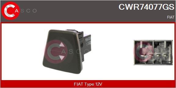 Interrupteur, lève-vitre (Bouton de lève-vitre) CASCO SRL ref. CWR74077GS