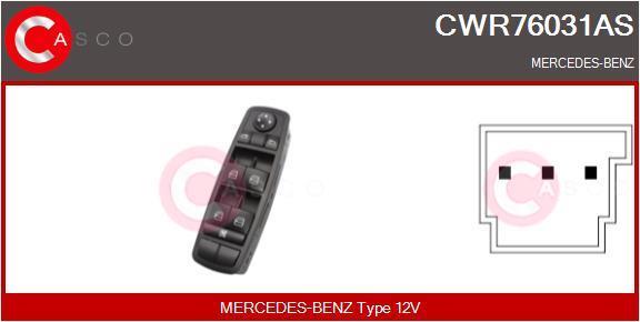 Interruptor, elevalunas CASCO SRL CWR76031AS