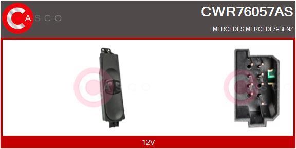 Interrupteur, lève-vitre (Bouton de lève-vitre) CASCO SRL ref. CWR76057AS