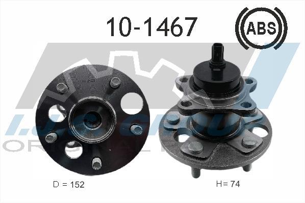 Roulement de roue IJS ref. 10-1467
