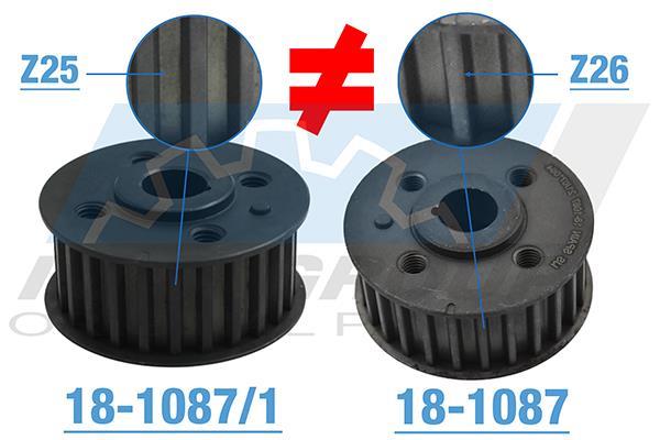 Polia eixo cames IJS ref. 18-1087/1