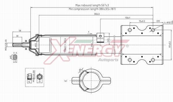 Amortisseurs XENERGY ref. X001335