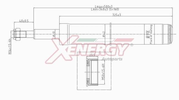 Amortecedores de choque XENERGY ref. X001363