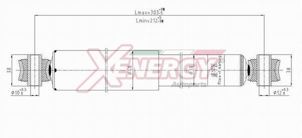 Amortecedores de choque XENERGY ref. X039244