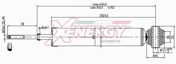 Amortecedores de choque XENERGY ref. X040349
