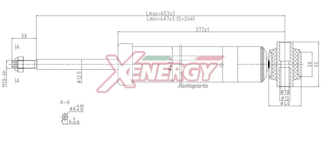 Amortecedores de choque XENERGY ref. X066349