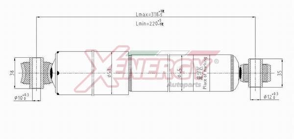 Amortecedores de choque XENERGY ref. X100444