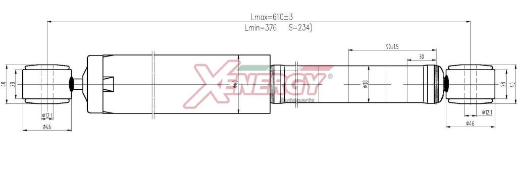 Amortecedores de choque XENERGY ref. X124444