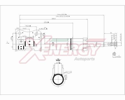Amortecedor de choques XENERGY ref. X139334