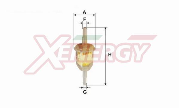 Filtro combustible XENERGY ref. X1510104