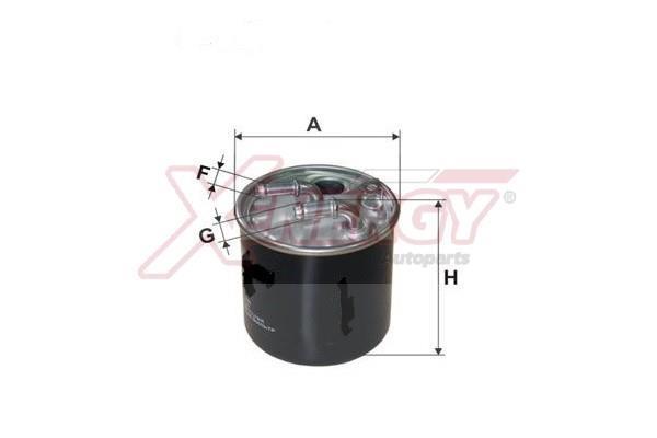 Filtre à carburant (Filtre à gasoil) XENERGY X1510567