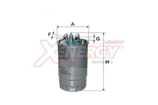 Filtre à carburant (Filtre à gasoil) XENERGY X1524606