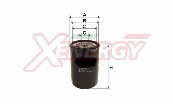 Filtro de óleo XENERGY ref. X153160