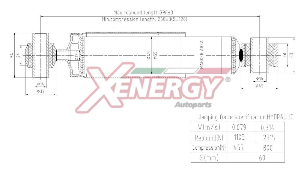 Amortisseurs XENERGY ref. X155349