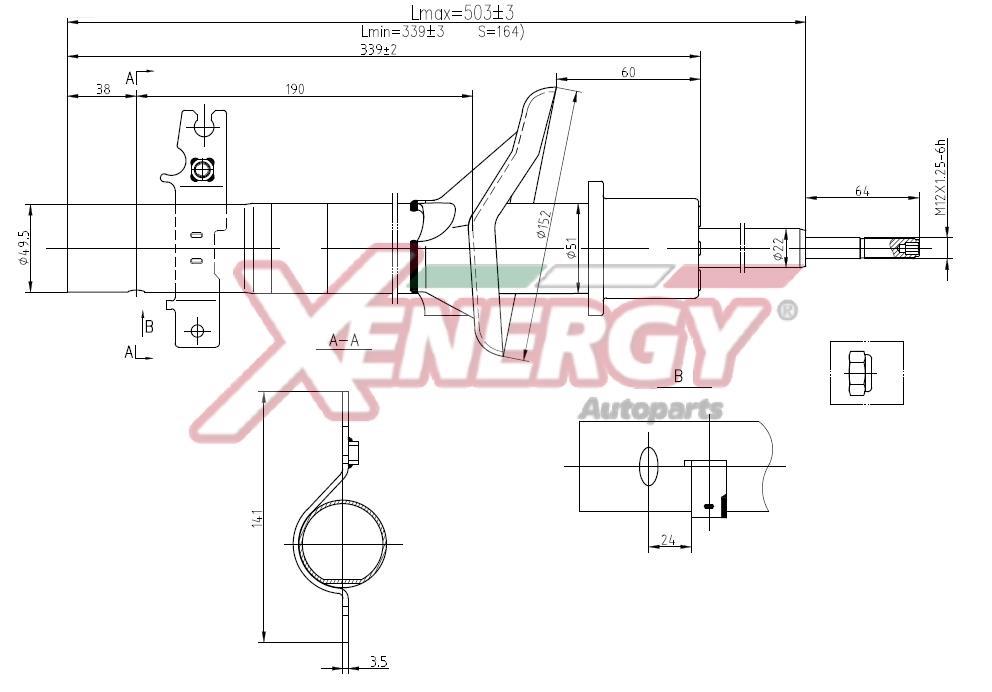 Amortecedores de choque XENERGY ref. X156334