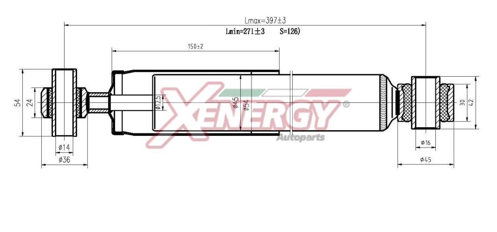 Amortecedores de choque XENERGY ref. X156349