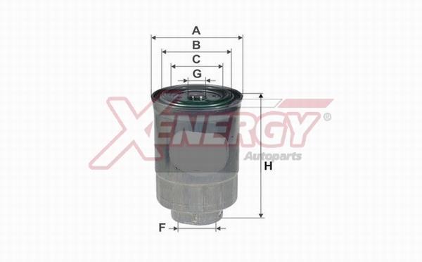 Filtre à carburant (Filtre à gasoil) XENERGY ref. X159857