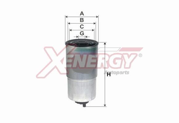 Filtre à carburant (Filtre à gasoil) XENERGY ref. X1599682