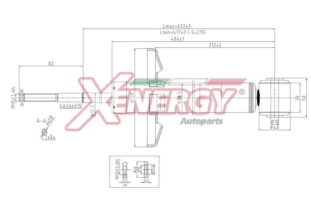 Amortecedores de choque XENERGY ref. X191343