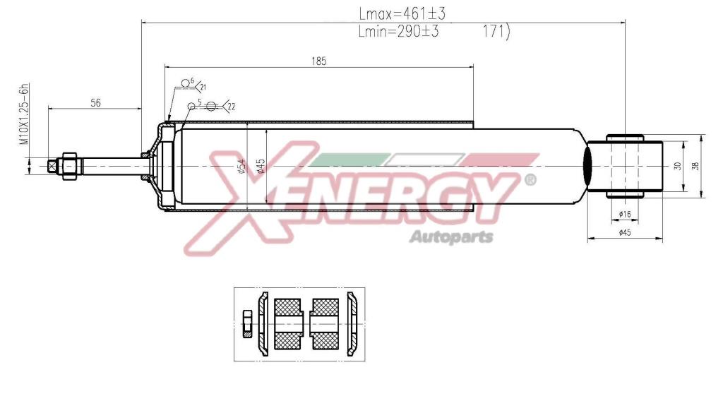 Amortecedores de choque XENERGY ref. X223344