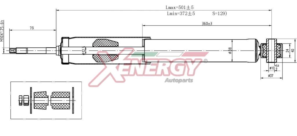 Amortecedores de choque XENERGY ref. X236553