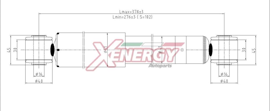 Amortecedores de choque XENERGY ref. X237341
