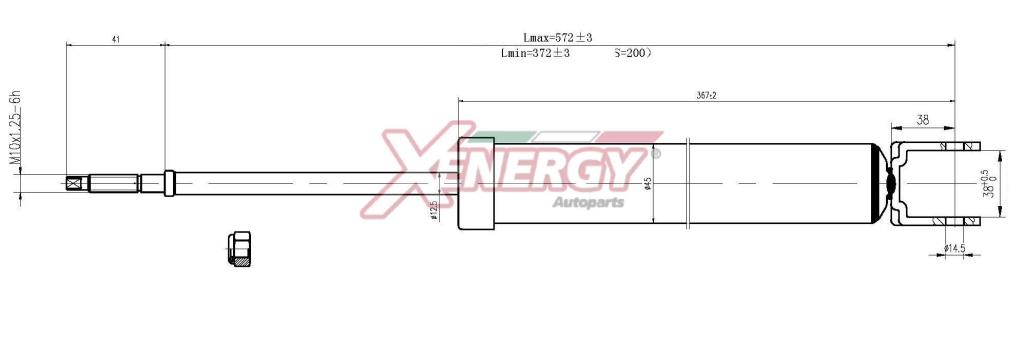 Amortecedores de choque XENERGY ref. X243349