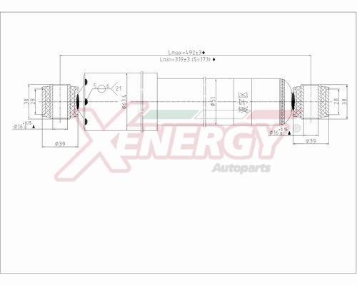 Amortecedores de choque XENERGY ref. X284344
