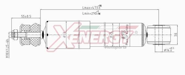 Amortisseurs XENERGY ref. X299344
