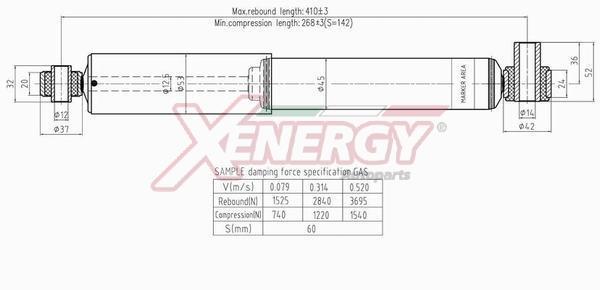 Amortisseurs XENERGY ref. X306344