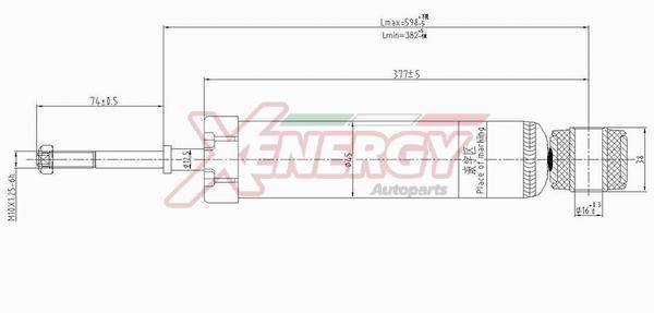 Amortisseurs XENERGY ref. X314344