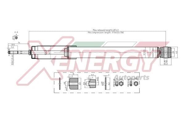 Amortecedores de choque XENERGY ref. X340553
