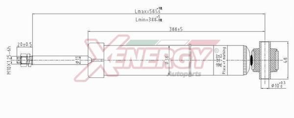 Amortecedores de choque XENERGY ref. X381553