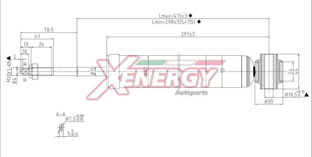 Amortecedores de choque XENERGY ref. X393553