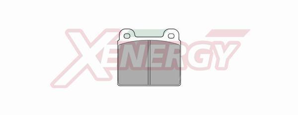Jogo de 4 pastilhas de travão XENERGY ref. X40003