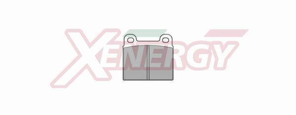 Jogo de 4 pastilhas de travão XENERGY ref. X40006