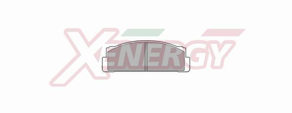 Jogo de 4 pastilhas de travão XENERGY ref. X40008