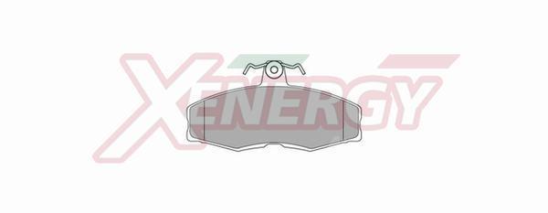 Jogo de 4 pastilhas de travão XENERGY ref. X40107