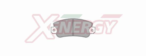 Jeu de 4 plaquettes de frein XENERGY ref. X40115