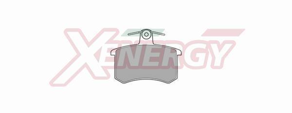 Jogo de 4 pastilhas de travão XENERGY ref. X40152
