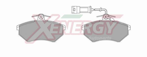 Jogo de 4 pastilhas de travão XENERGY ref. X40154