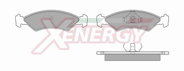 Jeu de 4 plaquettes de frein XENERGY ref. X40165