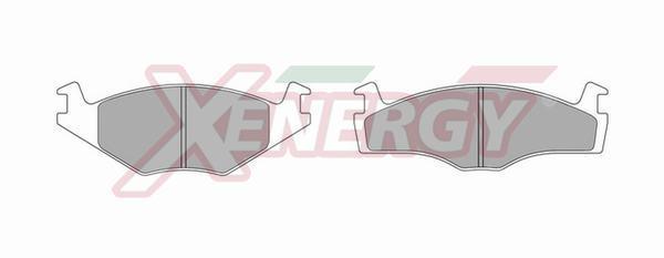 Jogo de 4 pastilhas de travão XENERGY ref. X40167