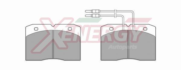 Jogo de 4 pastilhas de travão XENERGY ref. X40172