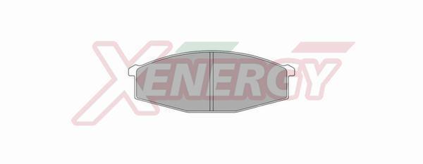 Jeu de 4 plaquettes de frein XENERGY ref. X40174